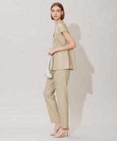 ICB L 【接触冷感・洗える】エステルラミーチンツ プルオーバーブラウス