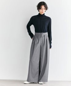 #Newans 【洗濯機可/しわになりにくい】ベリーワイドパンツ