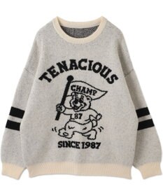 WEGO ファニーグラフィックフラッフィーニットプルオーバー