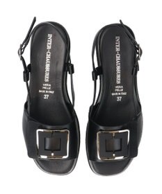 INTER-CHAUSSURES 【INTER-CHAUSSURES】バックルウエッジバックバンドサンダル