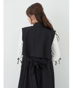 earth music&ecology サイドプリーツジレンチ