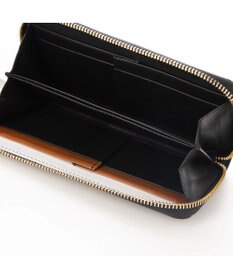 UNBILLION perche ジェムストーンチャームラウンド長財布