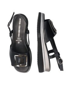 INTER-CHAUSSURES 【INTER-CHAUSSURES】バックルウエッジバックバンドサンダル