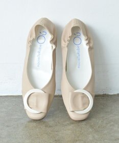 nouvelleRobe Oū 【本革・高反発】Big Buckle pumpsビッグバックル ヒールパンプス