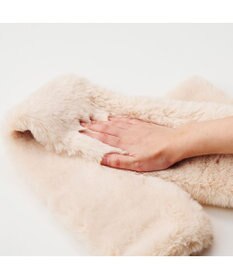 MOONBAT estaa【洗える】ポメラニアンみたいなふわふわフェイクファーマフラー