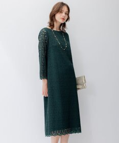 23区 【APPLAUDIR】オプティカルフラワーレース ドレス