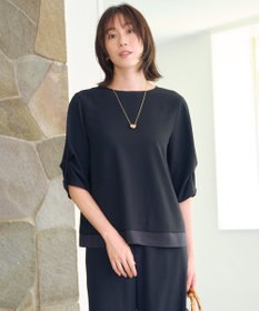 J.PRESS LADIES 【洗える・吸水速乾・接触冷感・セットアップ対応】Light ジョーゼット ブラウス