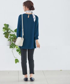 Tiaclasse 【安田美沙子さん着用・洗える】T/R両面起毛ストレッチパンツ