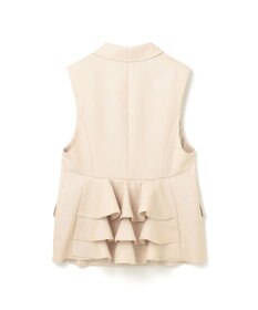 GRACE CONTINENTAL バックフリルベスト