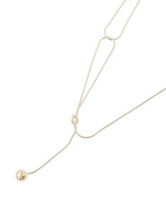 YECCA VECCA アシメデザインワントップネックレス