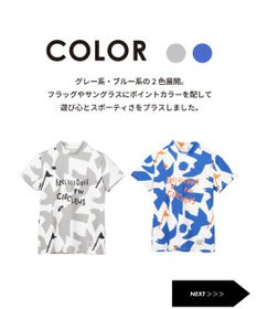 PW CIRCULUS 【WOMEN】ＤＯＶＥ柄モックネック ゴルフウェア レディース