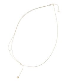 YECCA VECCA アシメデザインワントップネックレス