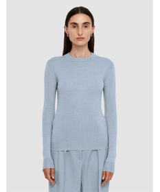 JOSEPH 【洗える】キャッシュエアー　ラウンドネックニット