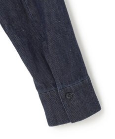 ICB 【洗える】コットンリヨセルデニム クロップドシャツ