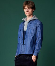 JOSEPH ABBOUD MOUNTAIN 【テーム・ヤルヴィコラボ・サスティナブル】コットンテンセルツイルバックプリント シャツ