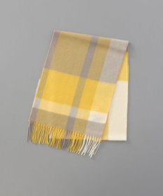 AURORA 【 LANVIN en Bleu （ランバン オン ブルー）】カシミヤチェックマフラー