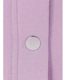 Green Parks 裏起毛ミディ丈ドットボタンカーディガン