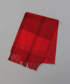 AURORA 【 LANVIN en Bleu （ランバン オン ブルー）】カシミヤチェックマフラー