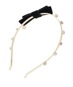 Maison de FLEUR ベロアビジューカチューシャ