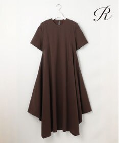 23区 【R(アール)】ラスターシルケットポンチ ハンカチヘム ワンピース