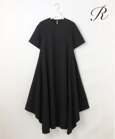 23区 【R(アール)】ラスターシルケットポンチ ハンカチヘム ワンピース