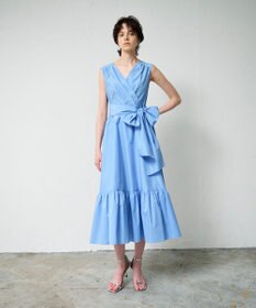 GRACE CONTINENTAL ライトタフタドレス