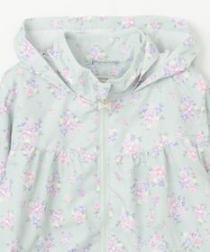 ANY KIDS 裾ペプラム 花柄 ブルゾン