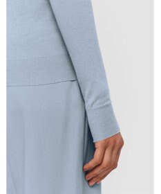 JOSEPH 【洗える】キャッシュエアー　ラウンドネックニット