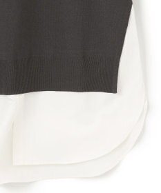 ICB 【洗える】 クロスコンビ ニットプルオーバー