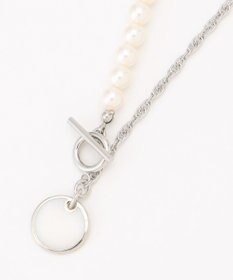 J.PRESS YORK STREET 【WOMEN】パールチェーン 2WAYネックレス