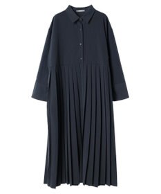 Green Parks armonia．プリーツシャツワンピース