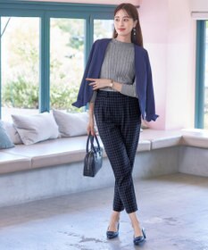 Tiaclasse 【安田美沙子さん着用・洗える】T/R両面起毛ストレッチパンツ