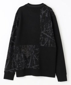 JOSEPH HOMME フォレストジャガードブロック　クルーネックニット
