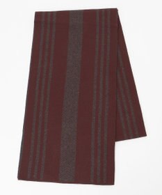 JOSEPH ABBOUD 【チクチクしない】リバーシブルSNOWYストライプマフラー