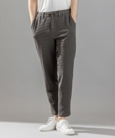 JOSEPH HOMME 新型【オリジナル素材/シワになりにくい/ウエストゴム仕様】ライトタックジャージー ドロスト付テーパードパンツ / PEGG CONVERTIBLE