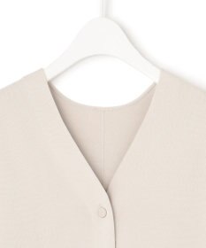 ICB 【洗える】ハイゲージスムース スリーブレスプルオーバー