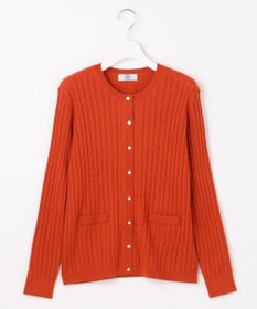 J.PRESS LADIES KNIT BASIC クルーネック カーディガン