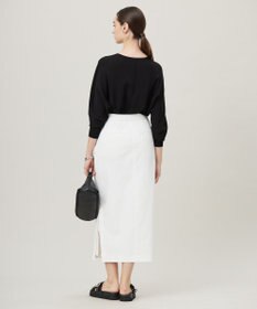 ICB L 【洗える】シンセティックハイゲージ Vネックニット