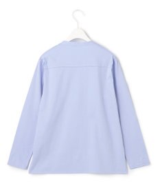 ICB L 【洗える】 コンパクトスムース バンドカラーカットソー