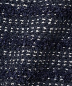 自由区 【カトリエムブーケ】Tweed melange フリンジスカート