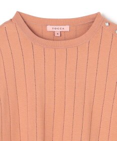 TOCCA IN ROMANCE ペプラム ニットプルオーバー