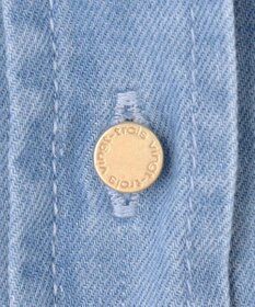 23区 S 【洗える】ライトダンガリー 2WAY シャツ