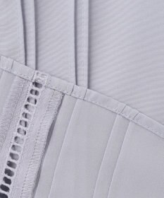 ANY SIS S 【洗える】フリルスタンドピンタック ブラウス