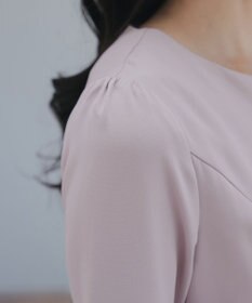 Tiaclasse 【安田美沙子さん着用・新色追加・洗える】ベロアラインフレアワンピース