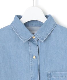 23区 S 【洗える】ライトダンガリー 2WAY シャツ