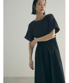 Green Parks armonia.異素材切替ドルマンワンピース