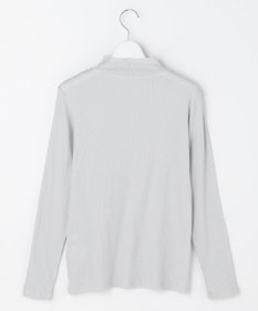 J.PRESS LADIES シルク混ベアテレコ ハイネック シアー カットソー