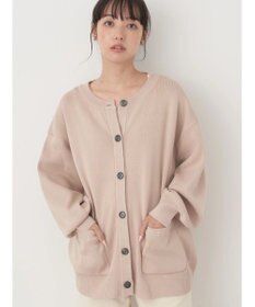 earth music&ecology クルーネックミドル丈カーディガン