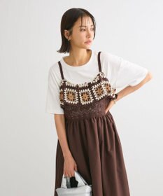 Green Parks ・ＳＵＧＡＲ　ＳＰＯＯＮ　クロシェキリカエワンピース