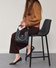 INTER-CHAUSSURES 【LORISTELLA】シュリンクレザーホーボーバッグ